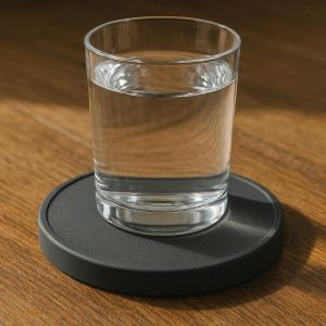 20 Thick Silicone Coaster with Magnetic Bottom